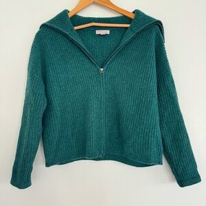 Philosophy 100% cashmere zip up sweater